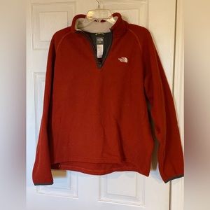 The North Face quarter-zip waffle fleece